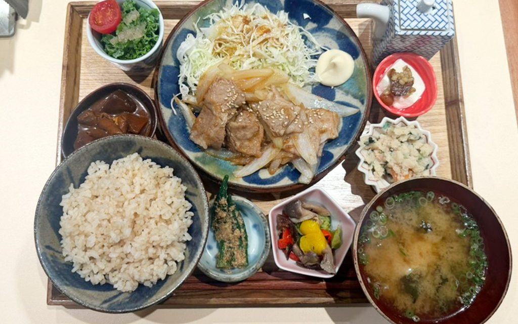 キッコーナ『桂本たまり』を使った生姜焼き自家製だれ定食